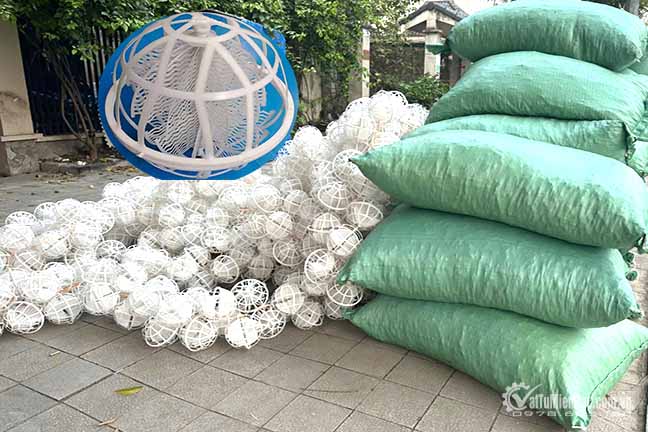 Cầu nhựa vi sinh D150 ( Giá thể vi sinh dạng cầu)