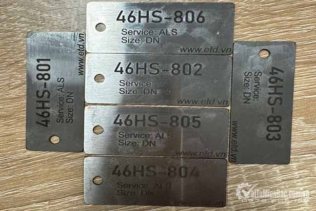 Thẻ ký hiệu INOX