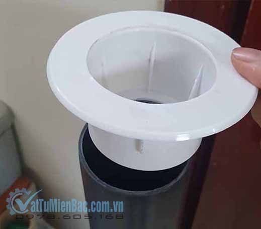 Nắp bịt đầu ống D76 (màu trắng)