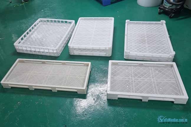 khay sấy nhựa trong ngành công nghiệp thực phẩm