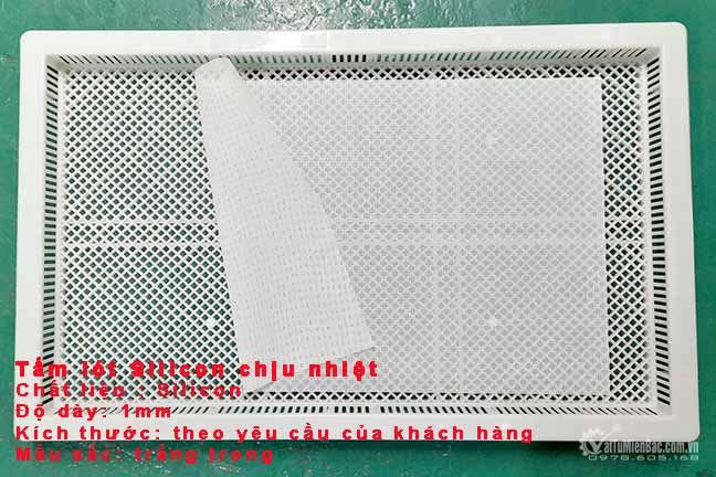 Tấm lưới silicon chống dính dùng cho khay sấy